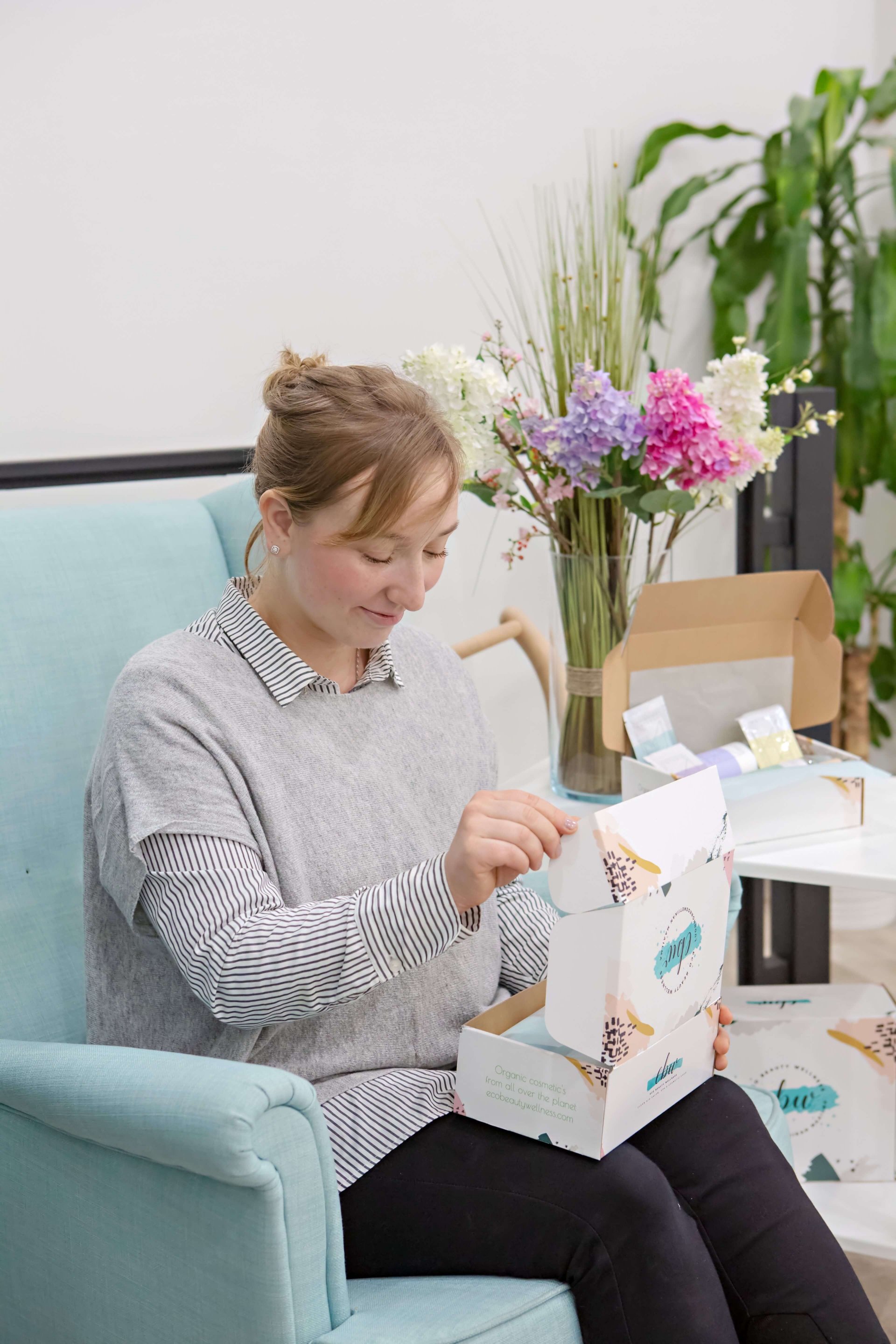 packaging of eco beauty wellness