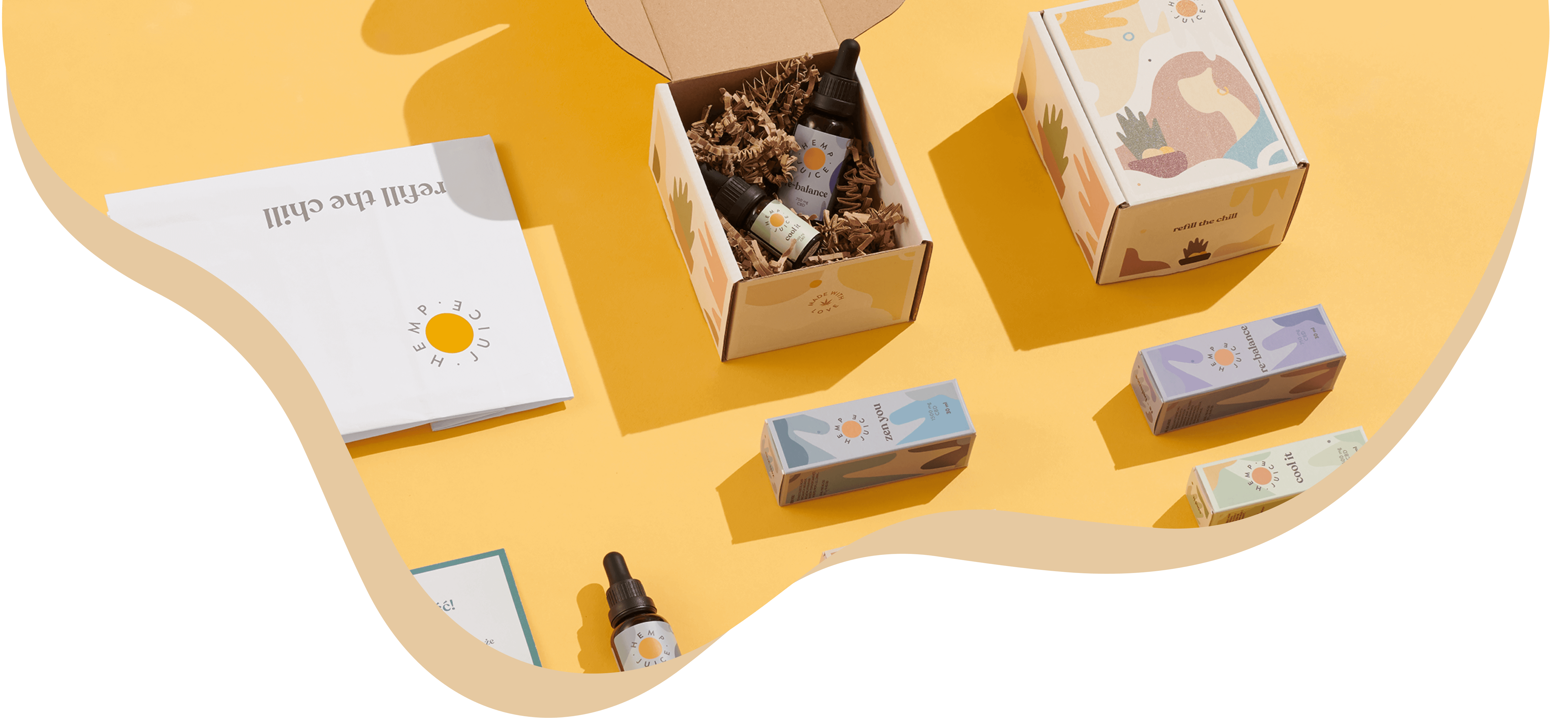 Individuelle Cannabis-Öl Verpackung