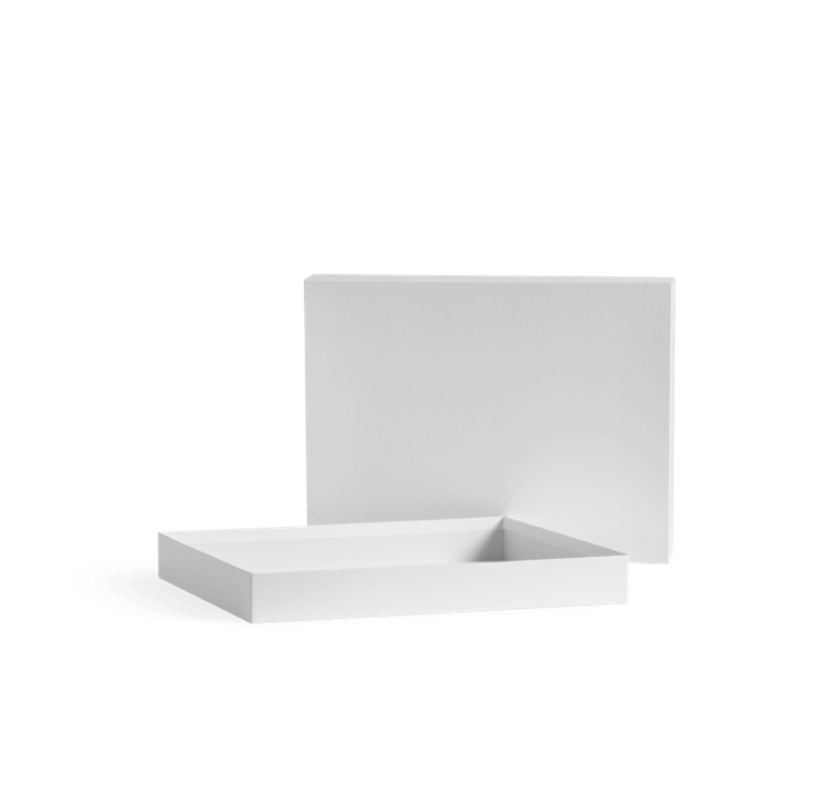 rigid box with lid