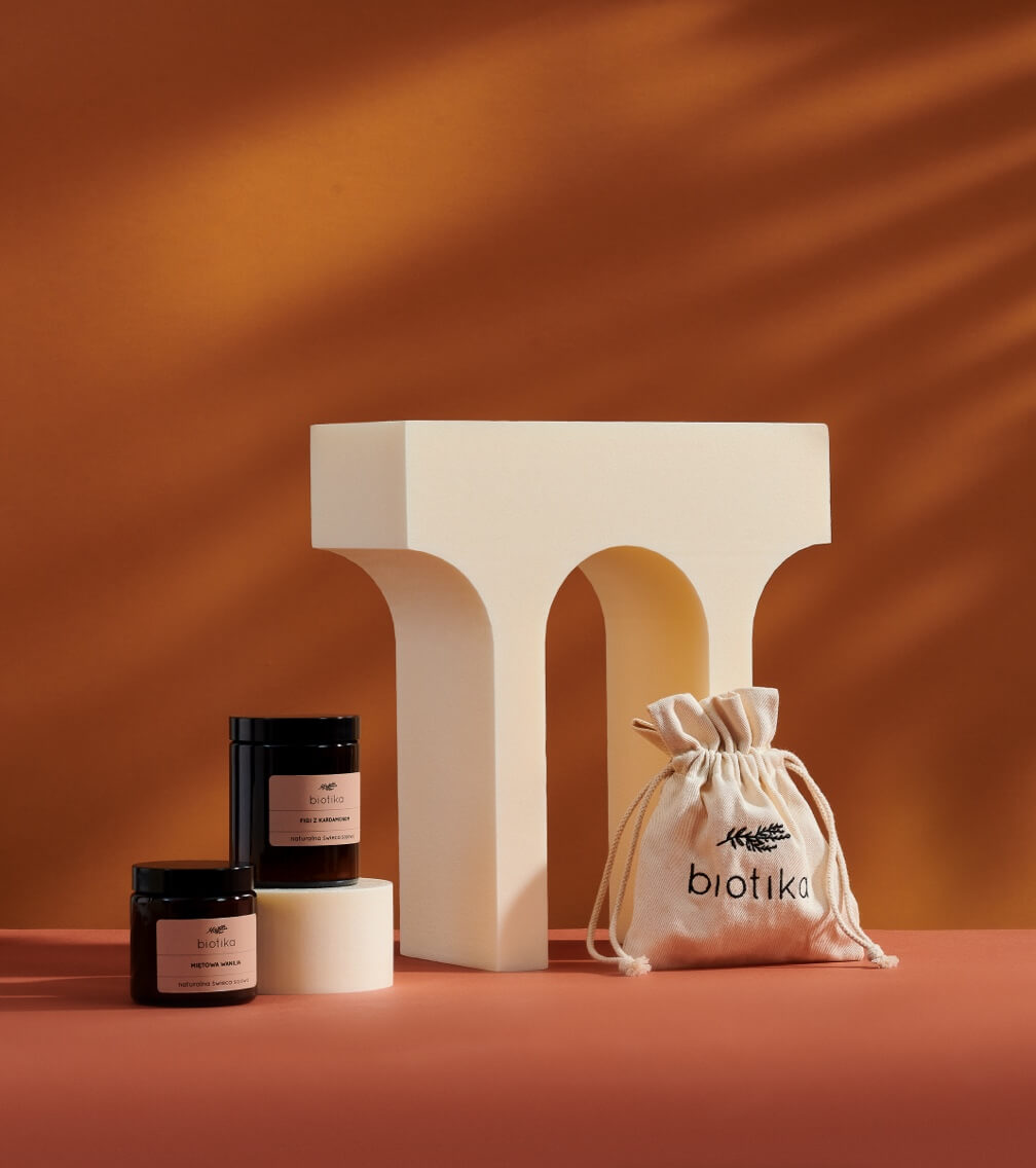 Helles Säckchen für Kosmetik