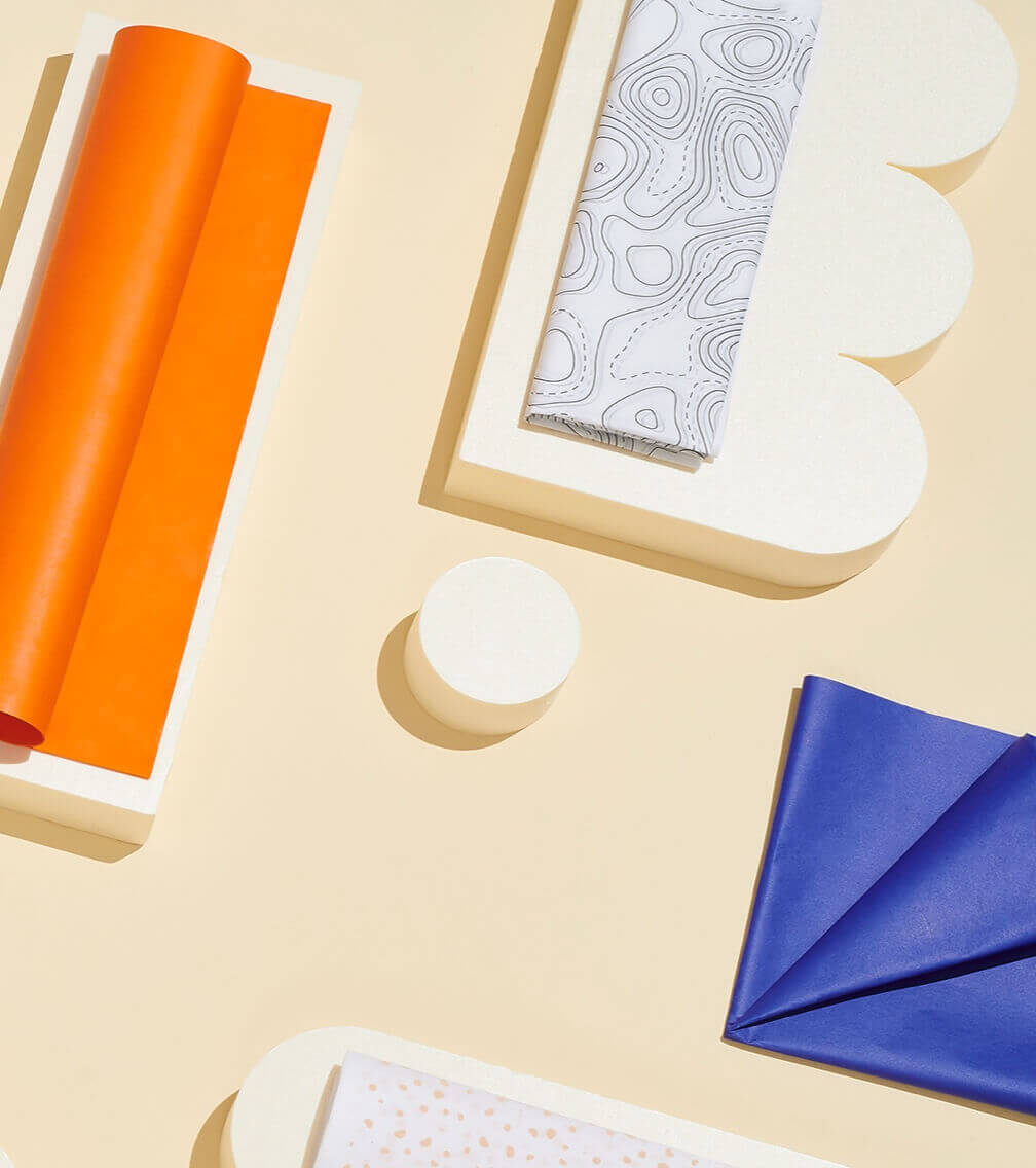 colourful tissue paper