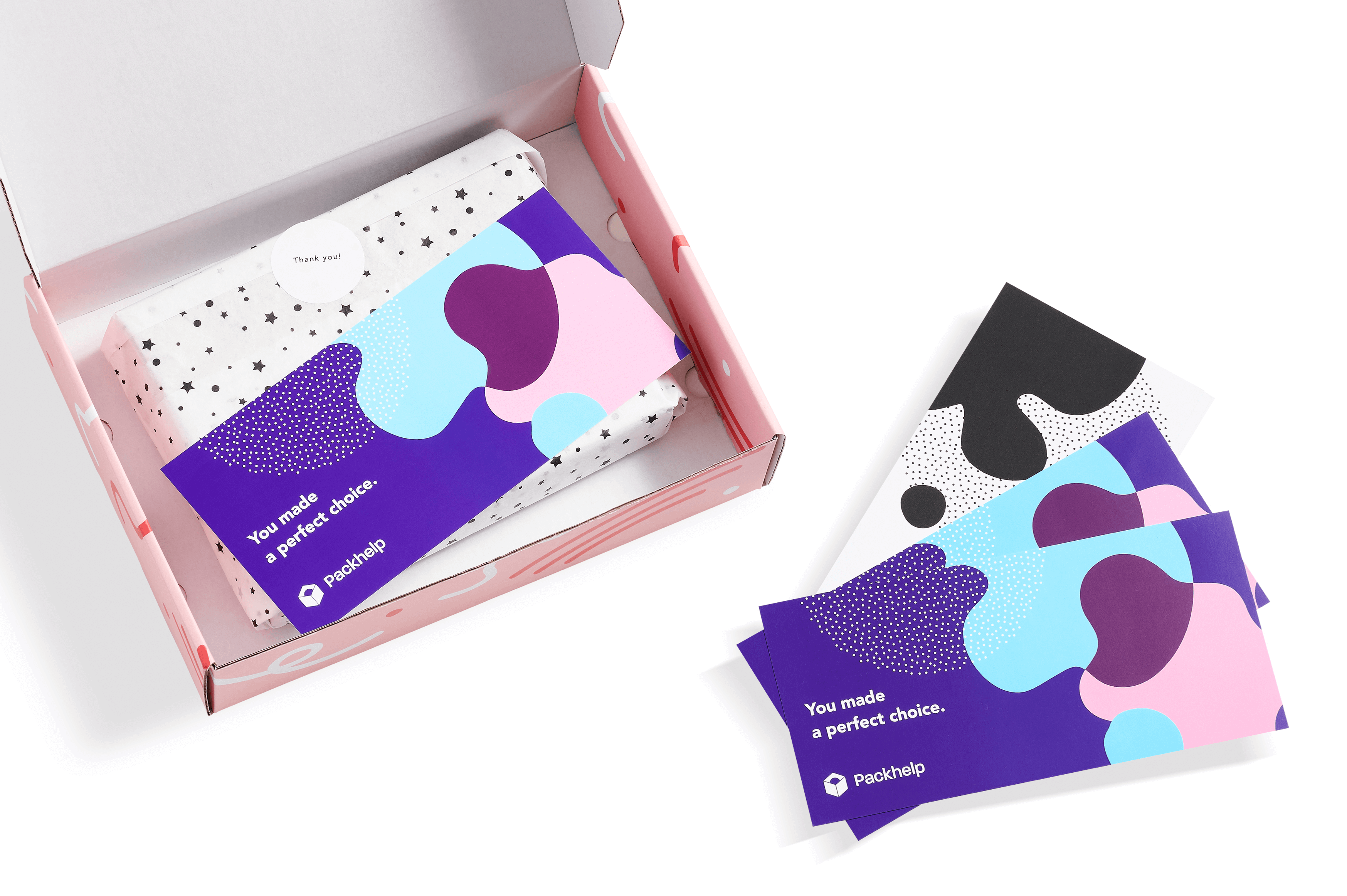 Tarjetas personalizadas en caja postal