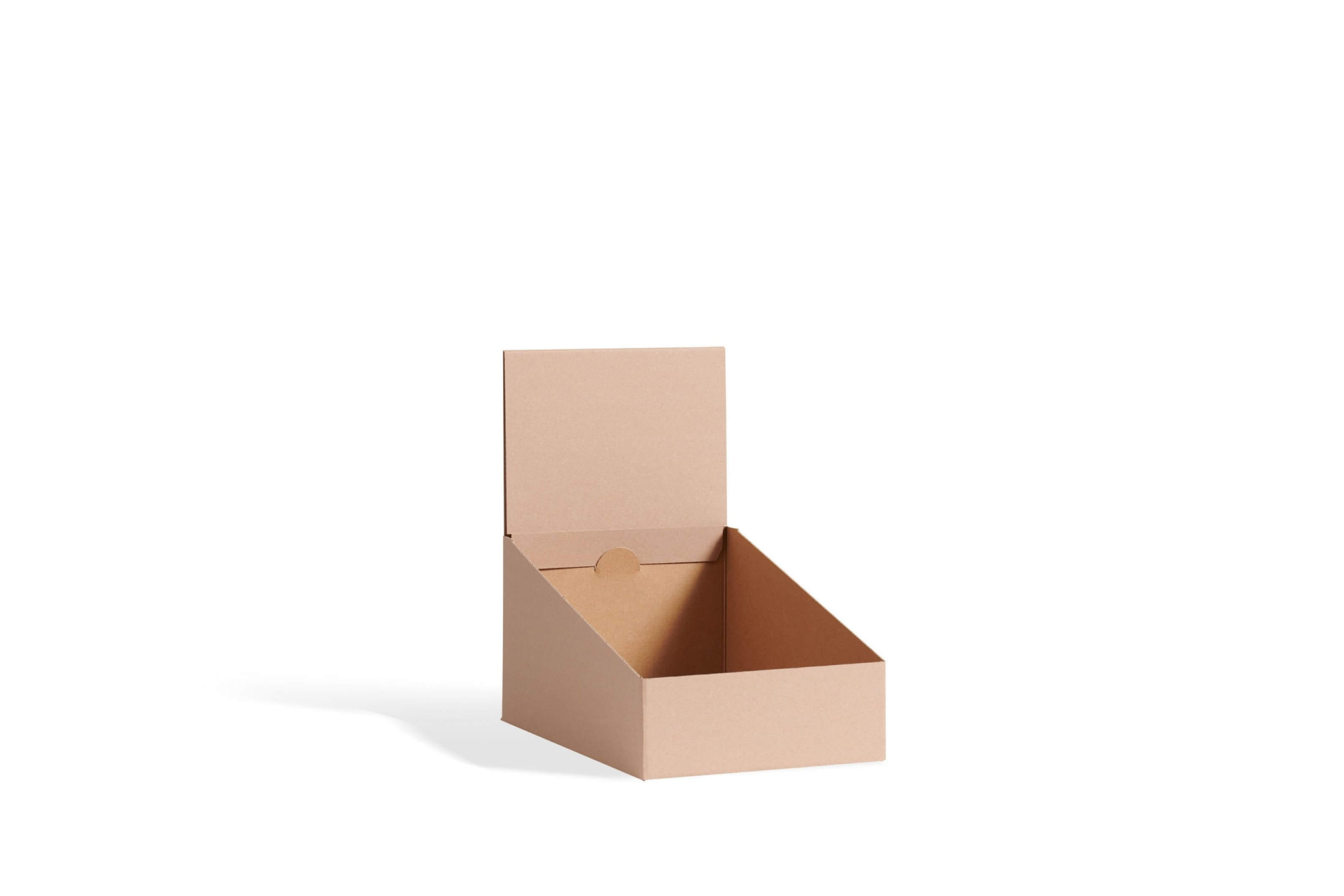 Kraft counter display box