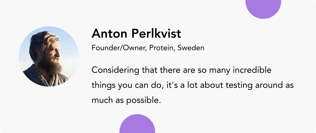 Anton Perlkvist proteinse