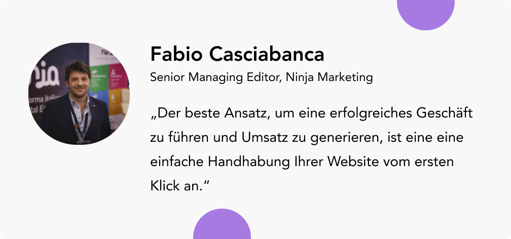 Umsatz steigern mit Fabio Casciabanca Ninja Marketing